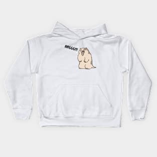 Cute Groundhog, Groundhog day Funny Meme Kids Hoodie